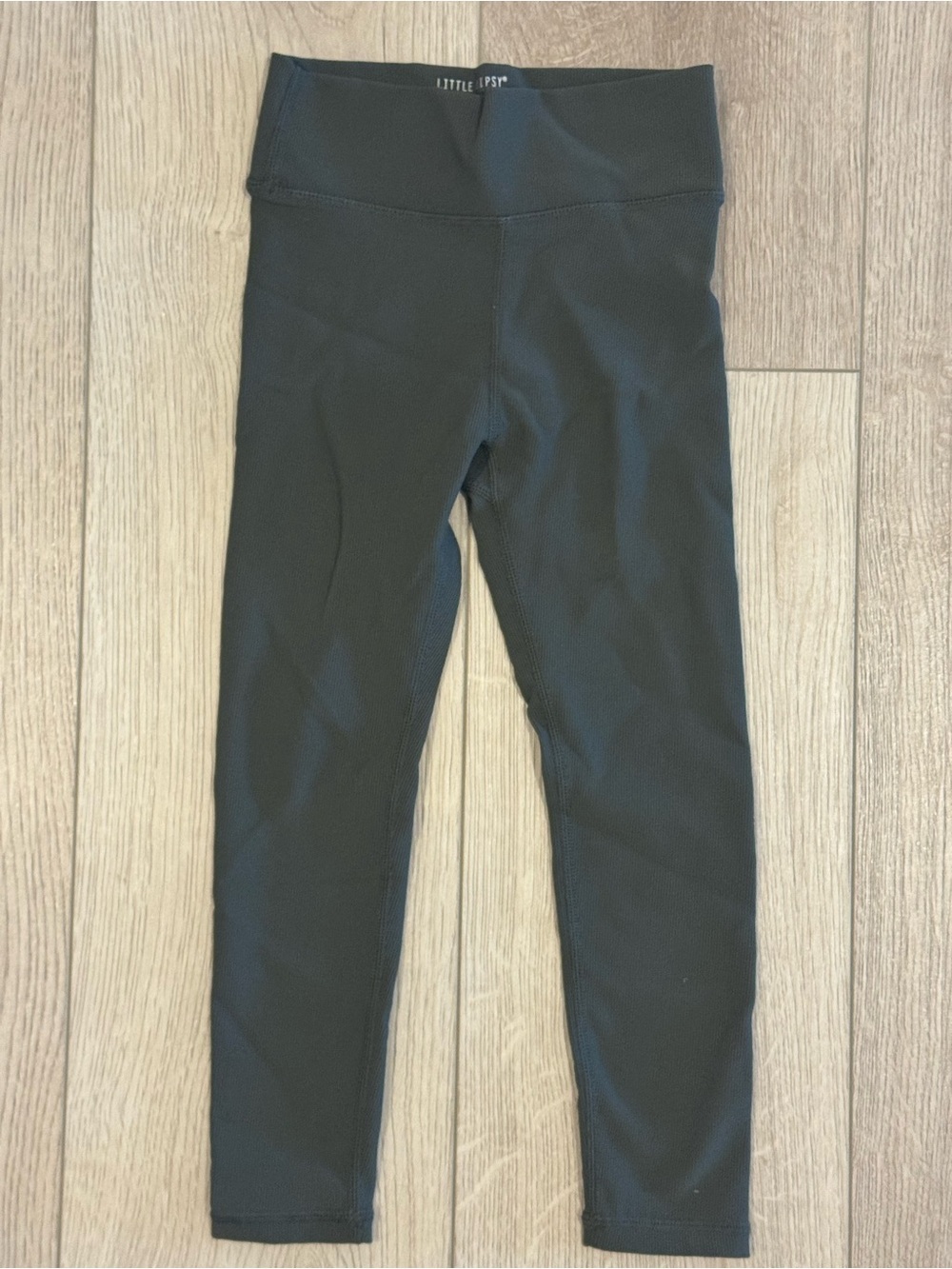 Little Bipsy Athletic Ribbed Leggings (Unisex) 3-4T Forest
